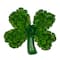 14.5" Green Four Leaf Clover Wood Floral Decoration